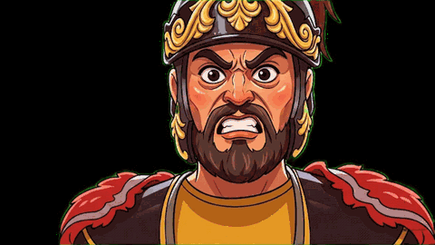 Moriones dancers in hand-carved wooden masks